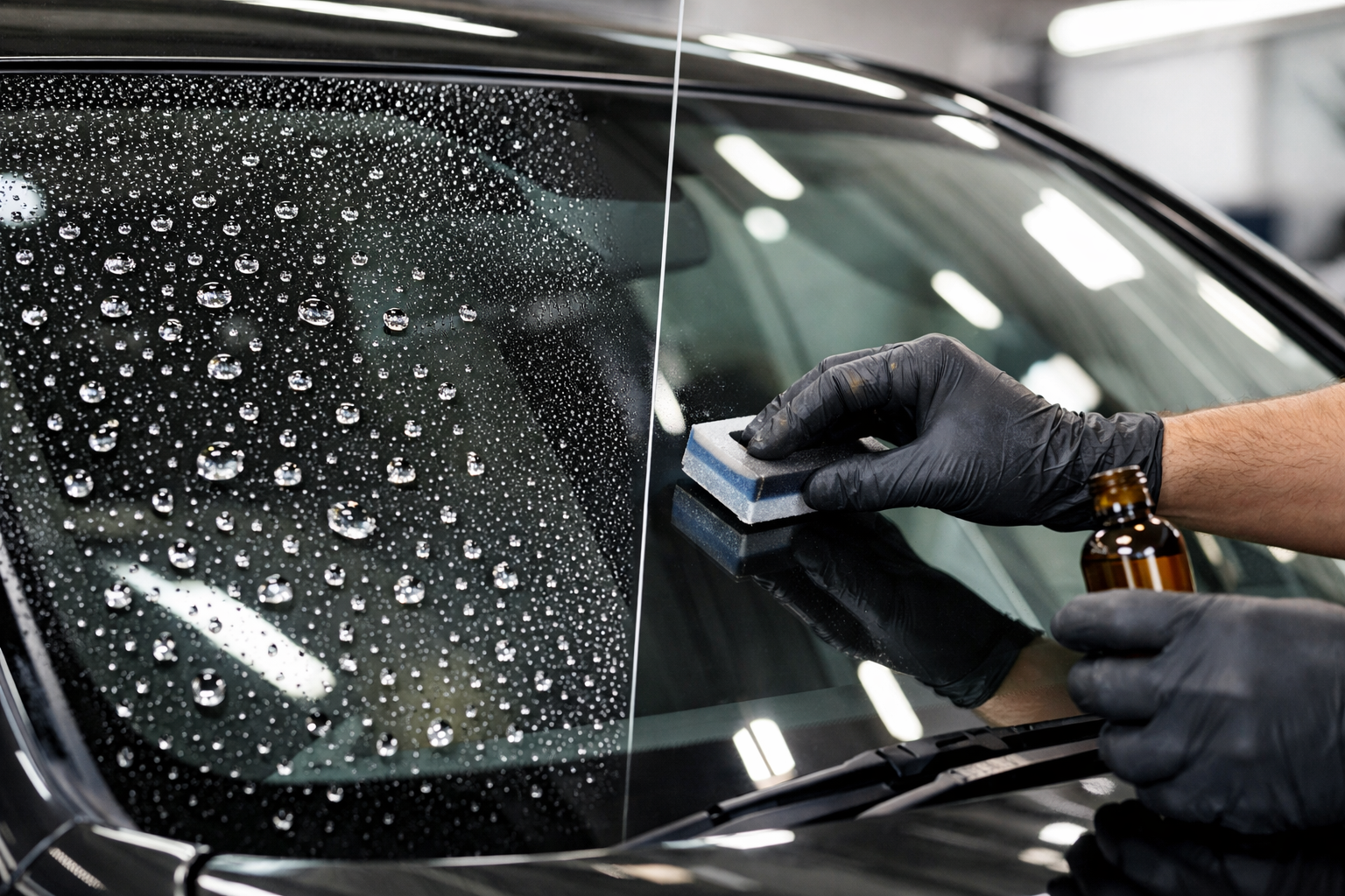 Ramen voorzien van een glascoating